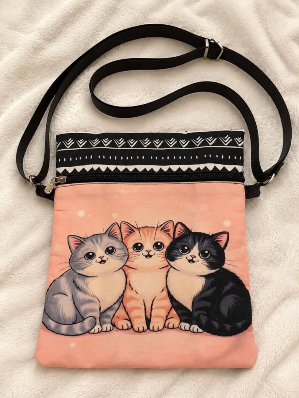 Adorable pink crossbody bag